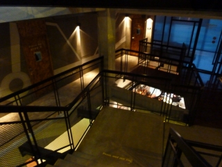 Industrial chic at the really very lovely (but not budget) hostel, Lub.d