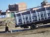 This lady has a lot of truck to wash - at least she has the tool for the job