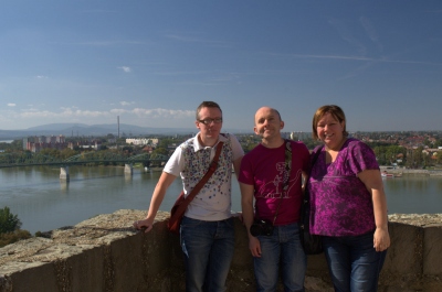 In the sun in Esztergom