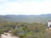 Our steepest hike was up to a view over Wilpena Pound, a huge natural bowl - Maureen got so tired that she started seeing quadruple