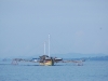 The seas held local fishing boats of all shapes and sizes