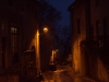Chateau-Chalons, a charming Jura village even in the rain and at dusk