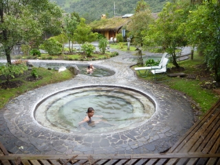 Just four steps from our room at Papallacta