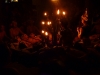 More earthy and evocative, this is a scene from the kecak fire dance