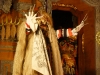 This is the bad guy, some kind of nefarious sorcerer or demon. Good ol\' barong always chases him off the stage