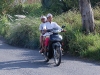 One of the hazards of any drive on Bali - 10 year olds on motorbikes. You can already see Hells Angels in the making