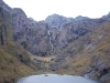 The landscape reached its craggiest on the bluffs around Harris Saddle