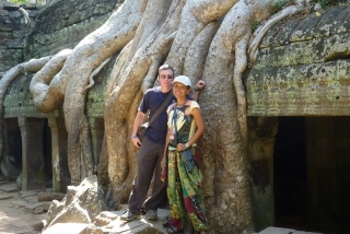 Ancient temples and 32C but we feel Christmassy on the inside