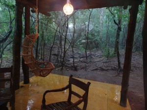 Our treehouse "living room"